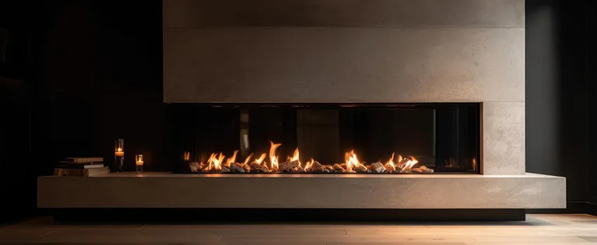 Gas Fireplace Ember Bed Design Services in Mountain View, California